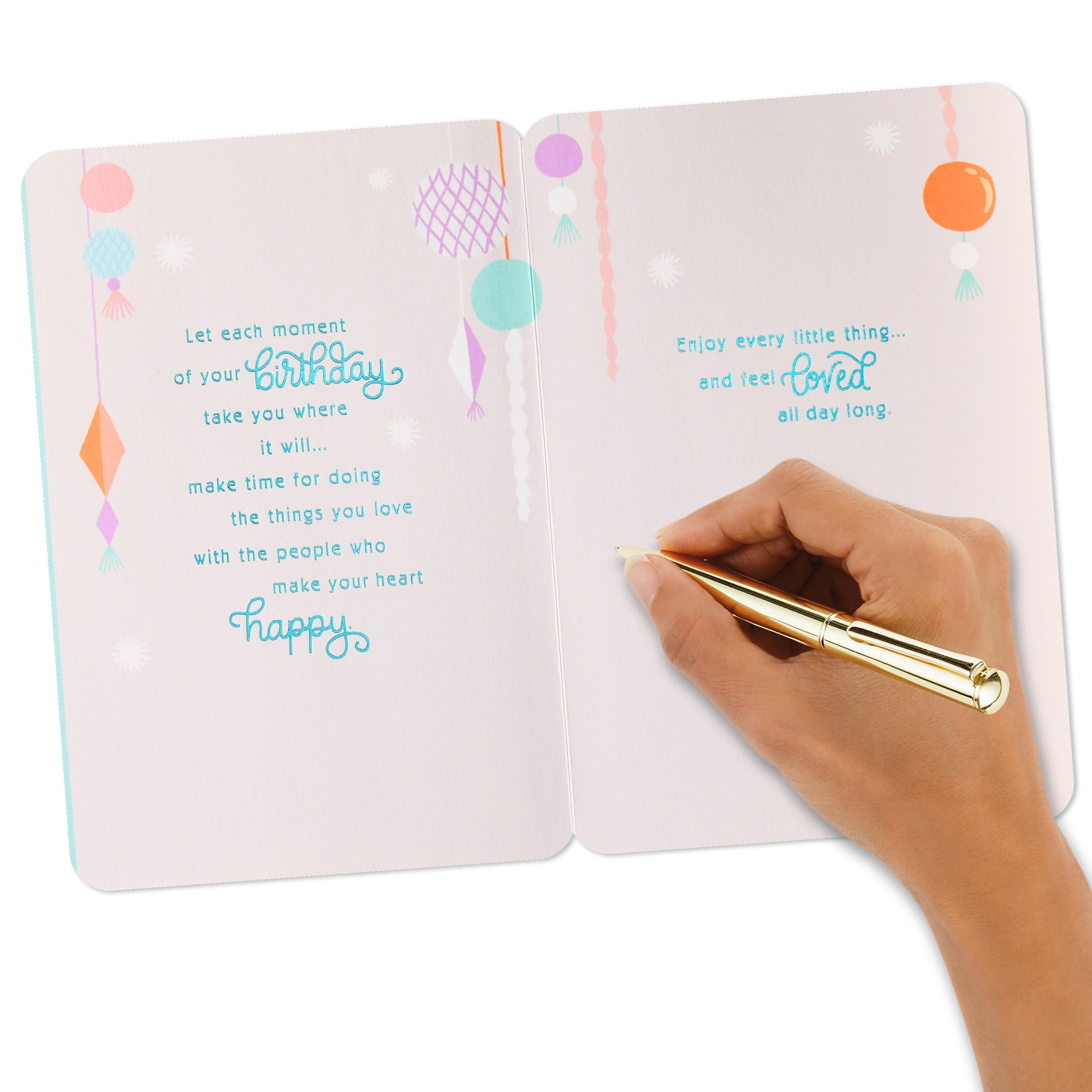Hallmark Birthday Card for Niece (Let Each Moment Make Your Heart Happy)