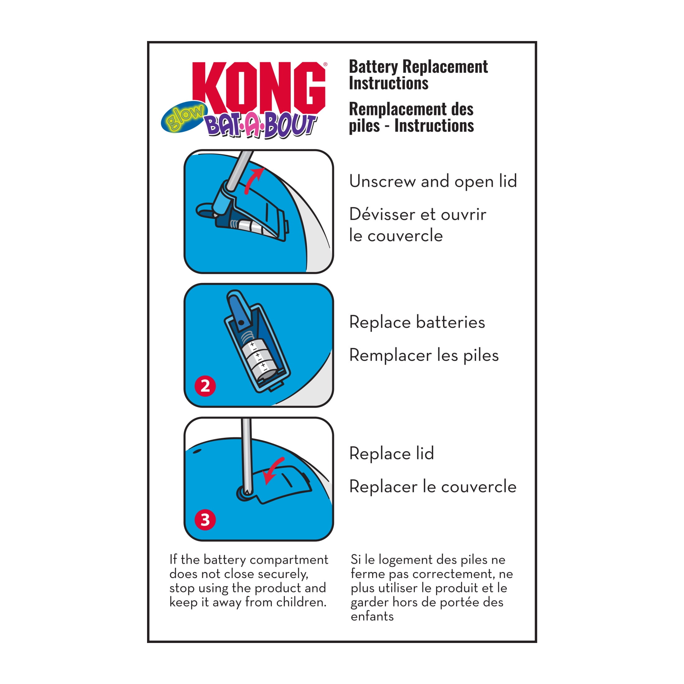 KONG® Bat-A-Bout Glow, Fiber Optic Aquarium Cat Toy, with Premium North American Catnip