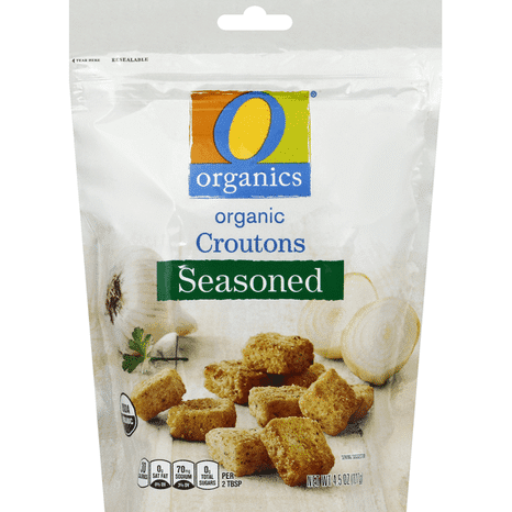 O O Organic Seasoned Croutons Organic 4.5 oz
