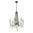 thumbnail image 3 of Varaluz Barcelona 6-Lt Crystal Chandelier - Onyx, 3 of 4