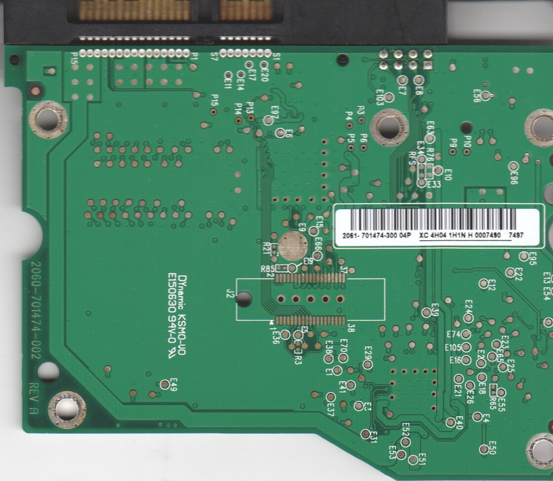 PCB Controller 2060-701474-001 Pour Disque Dur WD10EACS-32ZJB0 - Occasion, SATA II