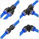 thumbnail image 5 of Kit de manguera de aire PU neumática Uxcell de 8mm OD 10 metros 1/8BSPT con 12 accesorios rápidos, Azul, 5 of 6