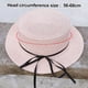 thumbnail image 2 of Sombrero de paja para mujer con circunferencia de 56-58 cm, sombrero para el sol con lazo de cinta, sombrero de copa plana para exteriores, sombrero para el sol con protección solar, 2 of 5