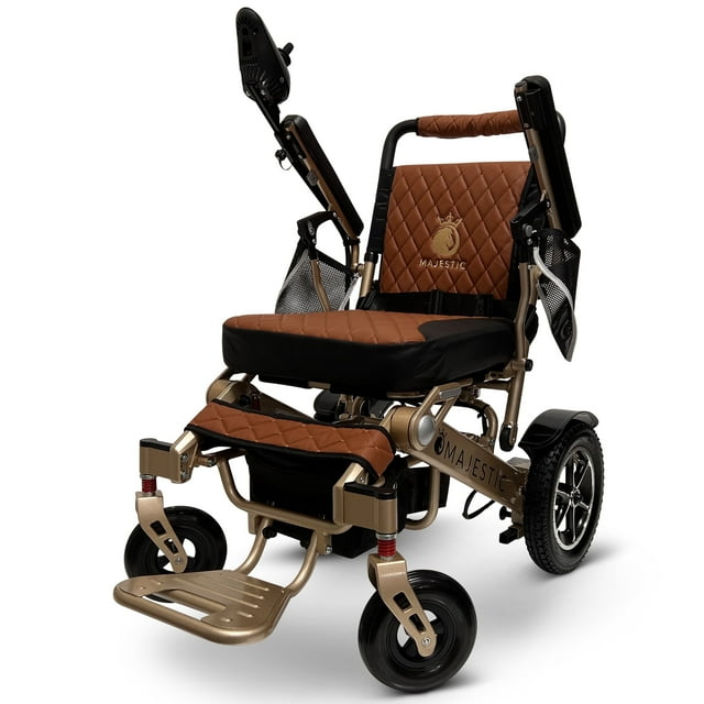 Majestic Fauteuil Roulant Électrique, Fauteuils Roulants Électriques Légers pour Aînés, Capacité de 350 Lb