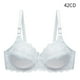 thumbnail image 1 of Sujetador de encaje Mujer Sexy Hacer subir Lencería Copa fina Ropa interior transpirable, Blanco, 42CD Advancent AP001126-03, 1 of 7