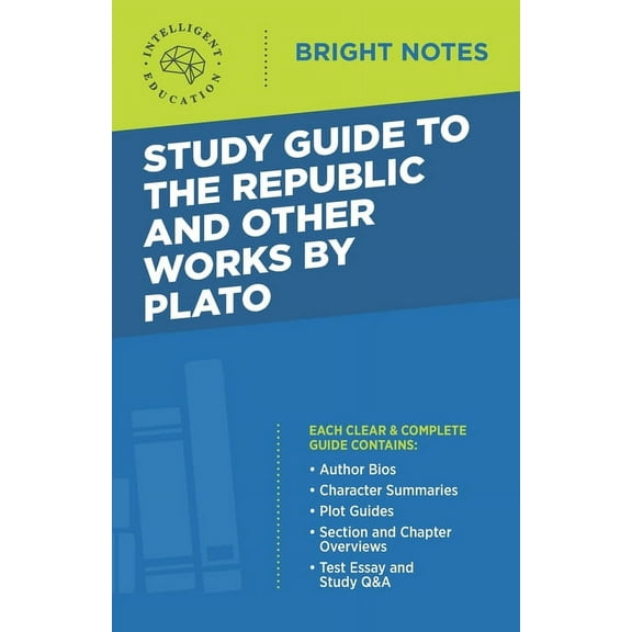 Bright Notes Study Guide to The Republic and Other Works by Plato, (Paperback)