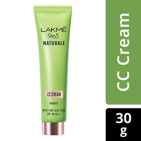 Lakme 9 to 5 Naturale CC Cream, Bronze, 30g (Best Cc Cream In India)