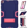 thumbnail image 3 of Mignova For Samsung Galaxy Tab A 10.1 2019 Case(SM-T510/T515),Heavy Duty Shockproof Rugged Case High Impact Full Body Protective Case for Samsung Galaxy Tab A 10.1 Inch T510/T515(Navy/Pink), 3 of 6