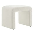 thumbnail image 2 of Simba Boucle Fabric Waterfall Stool in Ivory, 2 of 10