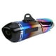thumbnail image 5 of Silenciador de escape antideslizante Universal para motocicleta, tubo trasero de 51mm, color azul Jadeshay  A, 5 of 9