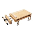thumbnail image 2 of Bunblic Woodworking Vise for Workbench,Hard Wood Vise Kit,Limit Blocks,Portable Desktop Work Table Work Bench for Home Garage Studios, 2 of 8