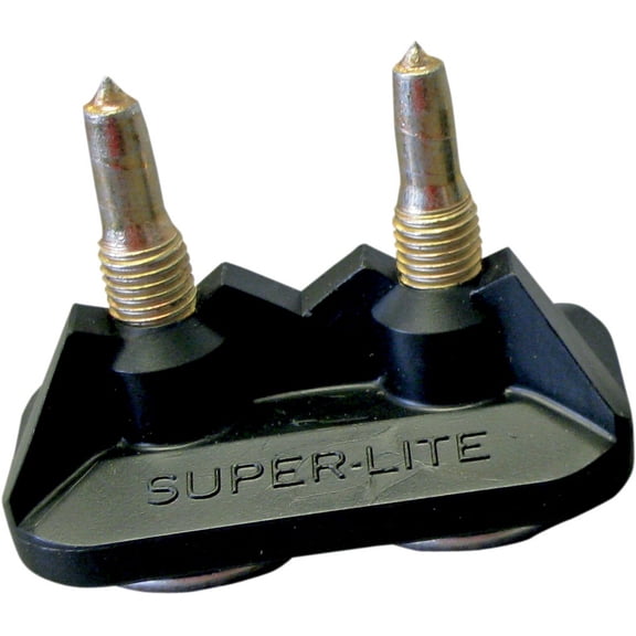 Black .75 in. Double Pro Series Super Lite Backing Plates
