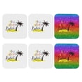 thumbnail image 2 of Disketp Let'S Go Beach Funny Coasters,6 Pcs Leather Coasters With Holder, Perfect Housewarming Hostess Gifts,Protect Furniture From Water Marks Scratch And Damage, 2 of 9