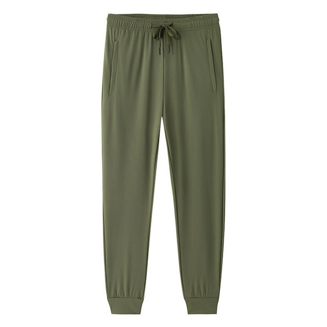 Dagugfen Plus Size Mens Pants Elastic Waist Drawstring Lightweight Comfy Trainning Running Trackpants