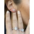 thumbnail image 4 of Modena - Invisible Halo Oval Cut Diamond Engagement Ring, 4 of 4