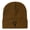 Caramel, variant on Halloween Skull Face Embroidered Heavyweight Acrylic Knit Beanie, Unisex High Stretch Warm Hat Multiple Colors, Perfect Adult Gift for Men Women