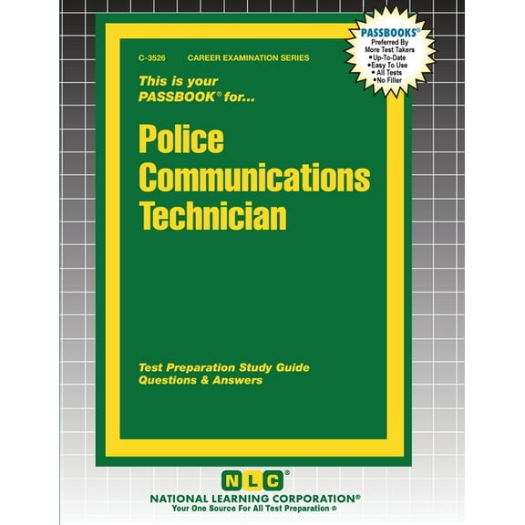 Career Examination Police Communications Technician, Book 3526, (Paperback)