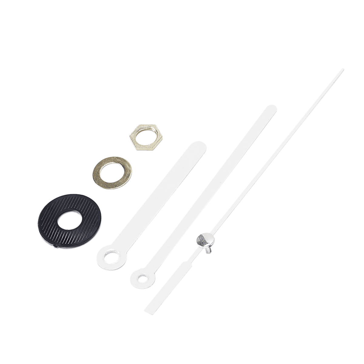 20 Pack Wall Clock Repair Parts Pendulum Movement Mechanism Quartz Clock Motor with Hands & Fittings Kit(Black+White)