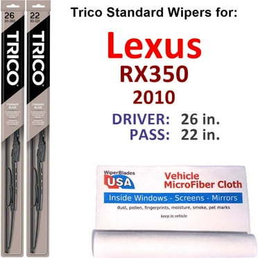 2010 Lexus RX350 Wiper Blades (Set of 2)