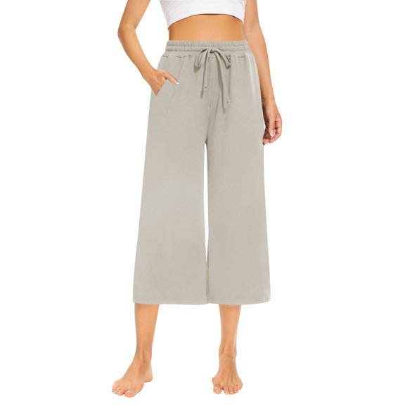 Summer Pants for Women Drawstring Summer Pants Women Trendy for Trendy Designer Wide Leg Chinos Casual Womens Slouchy Business Womens Sporty Football Khaki L