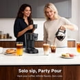 thumbnail image 5 of 5-Cup Programmable Digital Coffee Maker, Black Finish, with Washable Basket Filter, Sneak-A-Cup Function, Auto Brew, Water Window & Warming Plate for Home Use, 5 of 9