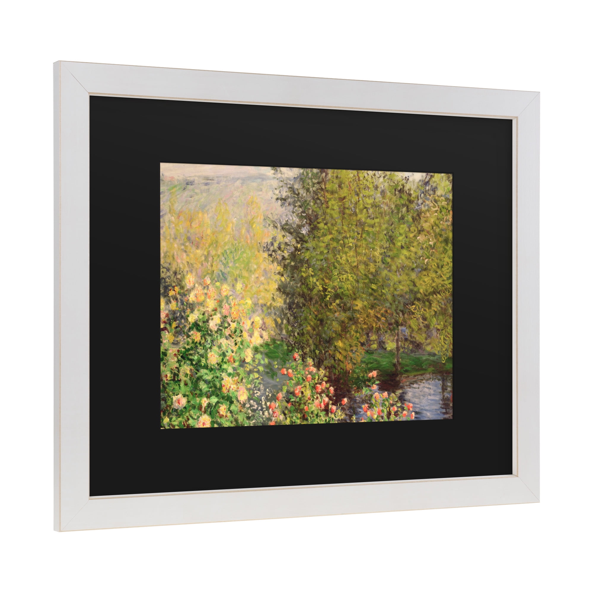 Trademark Fine Art 'Corner of the Garden at Montgeron, 1876' Canvas Art by Claude Monet