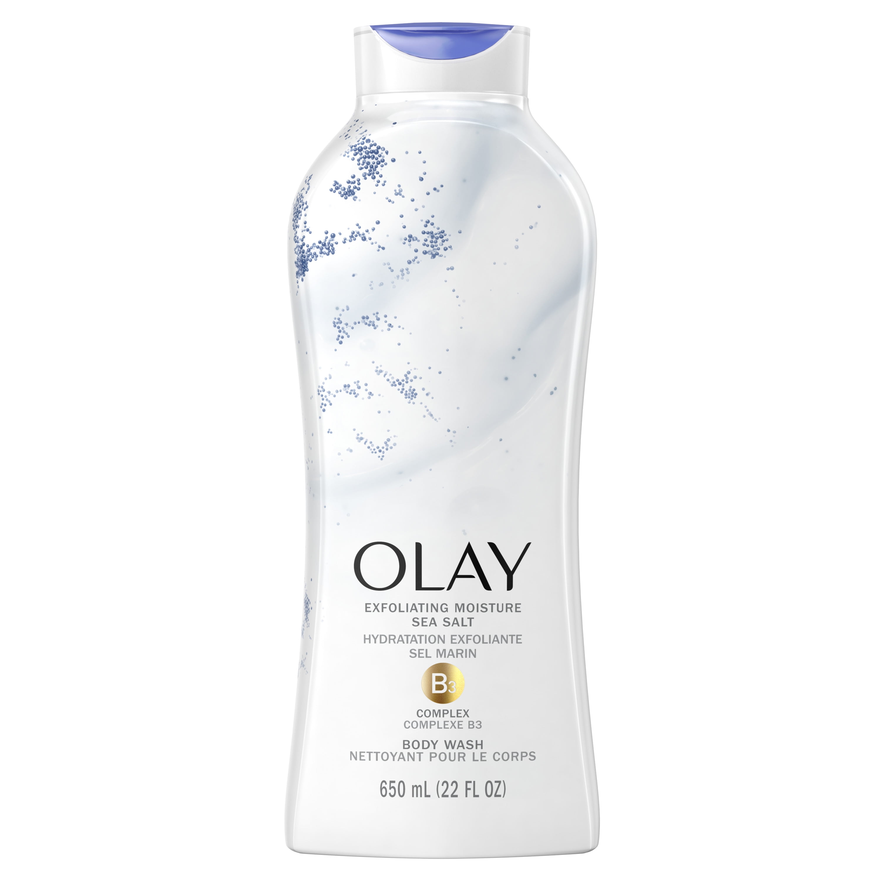 Olay Exfoliating Body Wash with Sea Salts, 22 fl oz