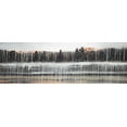 thumbnail image 2 of Atelier B Art Studio 24x11 Black Ornate Wood Framed with Double Matting Museum Art Print Titled - Rainy Fall Landscape with Dark Forest, 2 of 4