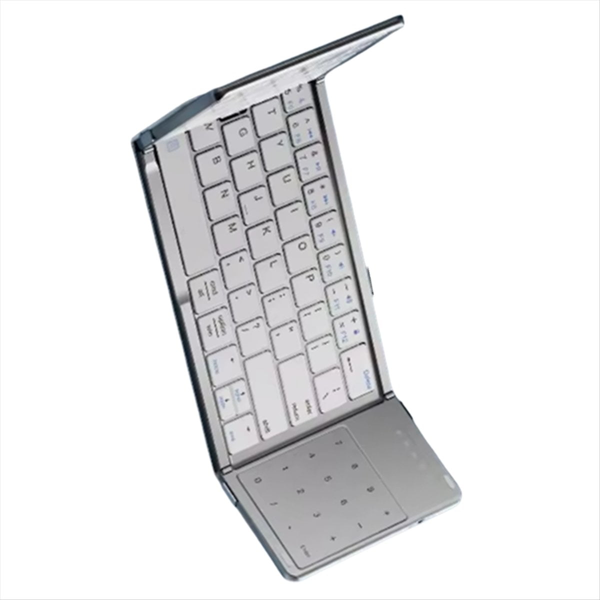 Foldable Touchpad Keyboard Folding Bluetooth Keyboard with Wireless Keyboard Number Portable Keyboard Phone Touch