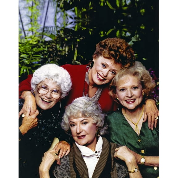 Golden Girls Holding Hands Each Other Portrait Photo Print (24 x 30)
