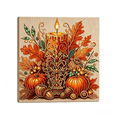 thumbnail image 2 of Harvest Candle Fall Diamond Art Kit Framed 12 Inch Decorative Wall Art for Adults Home Wall Decor Craft Kit, 2 of 5
