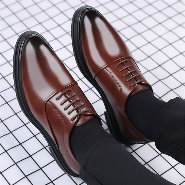 Low heel shop mens dress shoes
