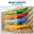 thumbnail image 2 of Danrelax Wall Mounted Kayak Rack for 4 Boats, Heavy Duty Storage Rack for Garage or Outdoor Use, 2 of 8