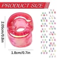 Acrylic Alphabet Beads 5 Pack, Large Hole Letter Spacers for Jewelry ...