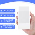 thumbnail image 3 of Uxcell 50Pcs Photocard Holder, Trading Card Protector Photo Sleeves Shield Cover, White, 3 of 5