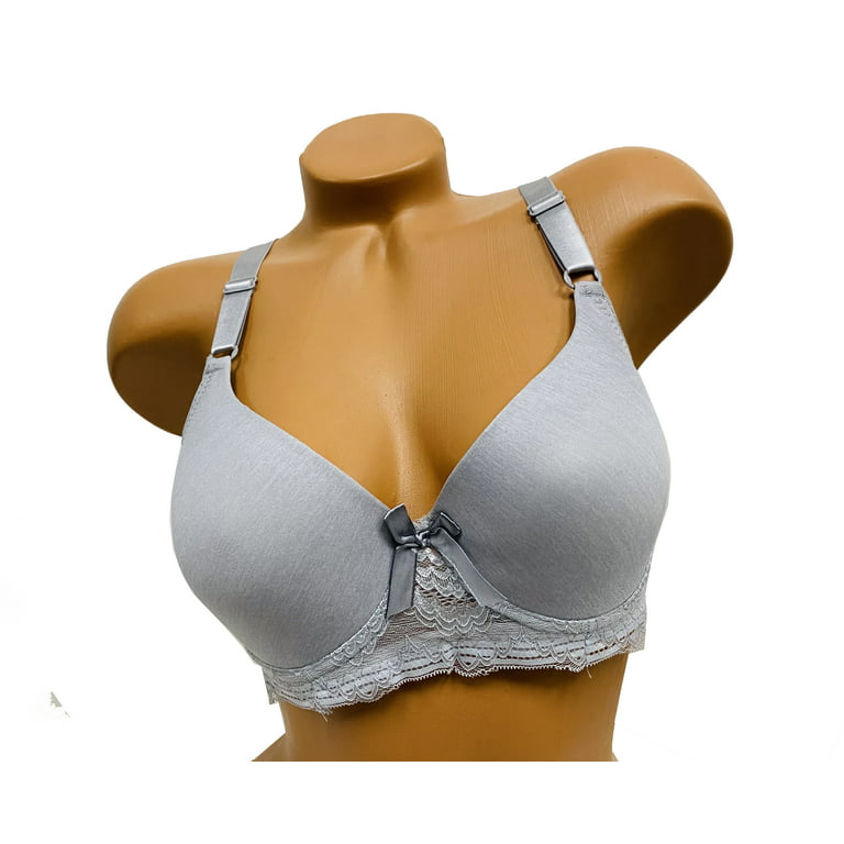 Women Bras 6 Pack of T-shirt Bra B Cup C Cup D Cup DD Cup DDD Cup 38DD  (S8227)