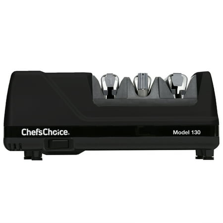 

Chef sChoice Model 130 EdgeSelect Professional Electric Knife Sharpener for Straight Edge and Serrated Knives Black