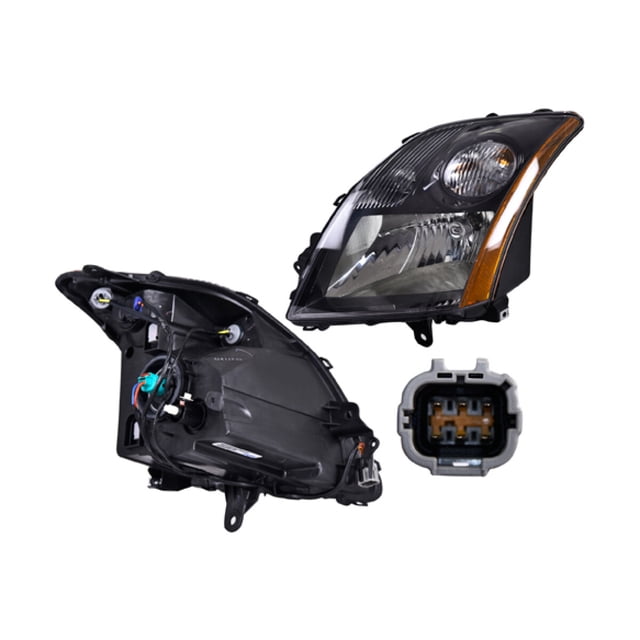 Faro DEPO Sentra 2007 A 2010 Nissan Izq Fdo Negro