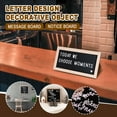 thumbnail image 1 of Heliisoer DIY Handmade Plastic Message Board Wooden Shop Menu Display, 1 of 1