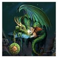 thumbnail image 1 of Kit de pintura al óleo de dragón por números DIY pintura acrílica sobre lienzo (B1524) Sywqhk Decoración hogareña, 1 of 8