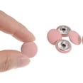 thumbnail image 4 of Botones de costura Unique Bargains 10uds 24L 15mm Redondo Metal Rosa, 4 of 5
