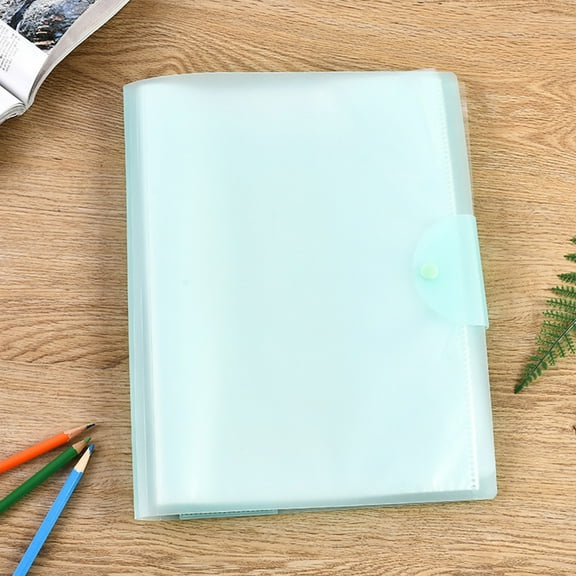 A3 Size Presentation Display Book Document Binder Portfolio Book with 30 Clear Pockets Sleeves File Storage Case for Artwork, Document and Photo
