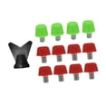thumbnail image 3 of Colaxi 12 Pcs Crampons de Chaussures de Soccer, Crampons de Chaussures de Rugby M6 à Vis Filetée Crampons de Bottes de Soccer Crampons de Bottes de Soccer pour Espadrilles Athlétiques Vert 11mm Rouge 8mm, 3 of 8