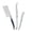 Sea Salt, variant on French Home Laguiole Set of 3 Cheese Knives - Plum Rose