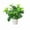 D, variant on Artificial Green Potted Plants Simulation Small Faux Plant with Pot Decorative Plastic Greenery for Home Office Desk Tabletop Living Room Hotel Lobby Decoration