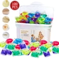 thumbnail image 1 of Djiypn Powerful Laundry Gel Pods - Advanced Stain Removing & Color Lock Technology for Fresh, Soft Clothes - Ideal for Household Laundry Needs, 1 of 9