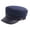 Navy, variant on Mens Womens Classic Vintage Leather Wide Brim Newsboy Cap Cotton Sailor Hat Costume Outdoor Casual Flat Hats Beret Hat Headwear Navy