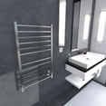 thumbnail image 5 of Amba RSWHL-B Radiant 12 Bar Large Hardwired Square Heated Towel Warmer, Brushed, 5 of 6