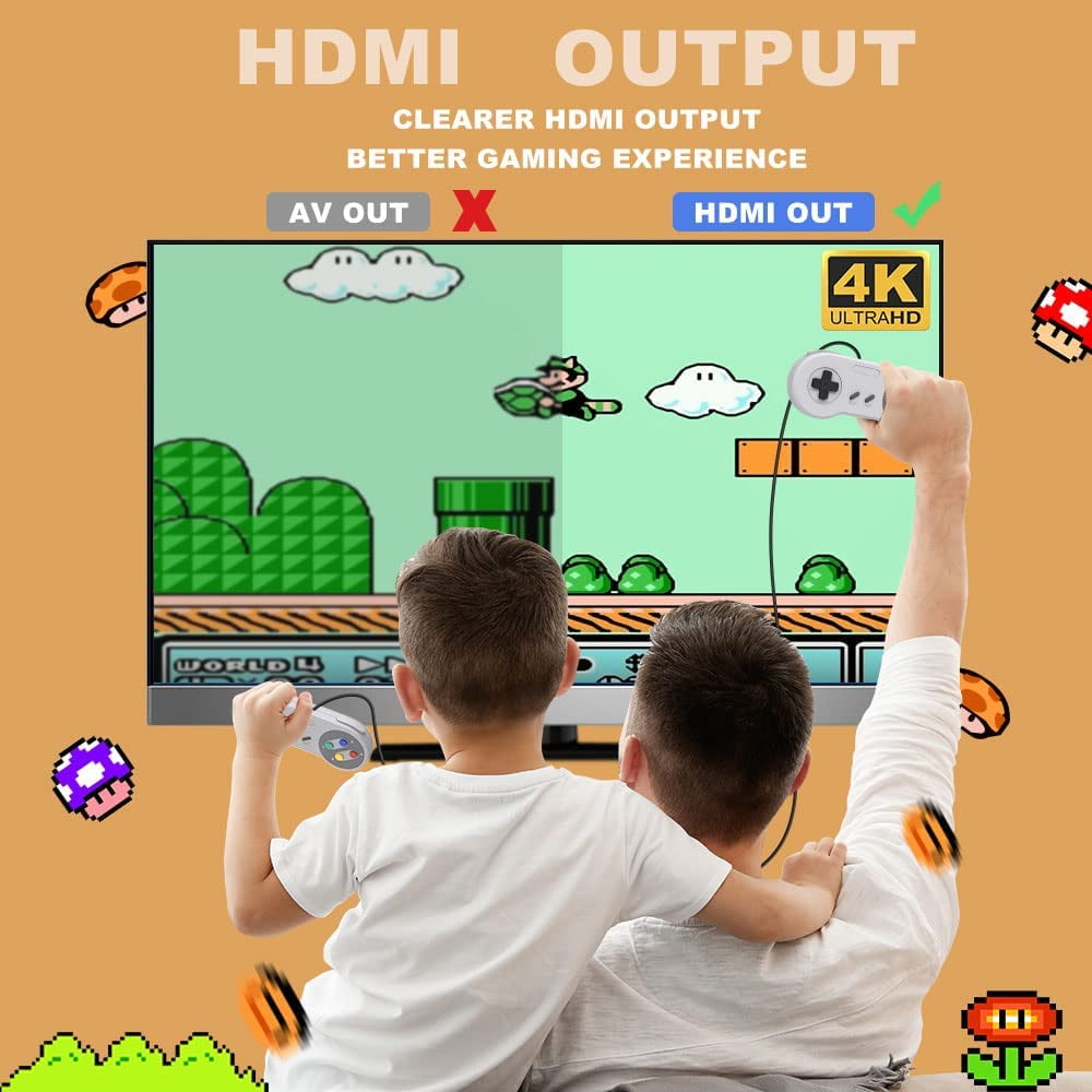 Super Classic Retro Game Console,Hdmi Video Game System Built In
