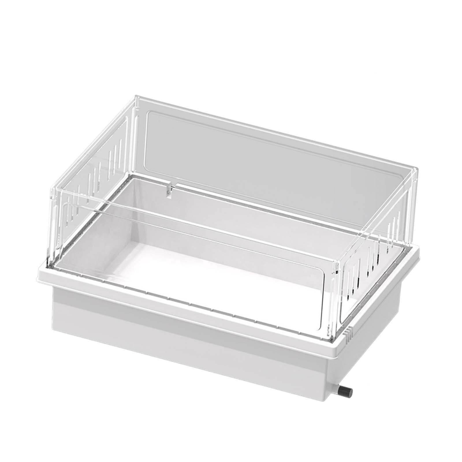 Dualoai Turtle Tank Amphibians Case Small Breeding Box Detachable Tortoise Enclosure